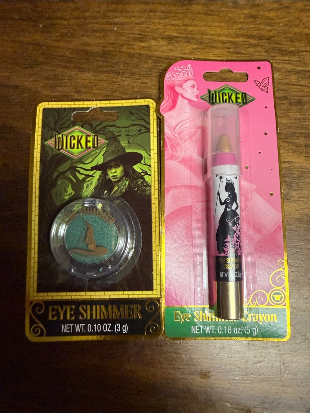 Wicked Eye Shimmer and eye shimmer crayon Makeup bundle